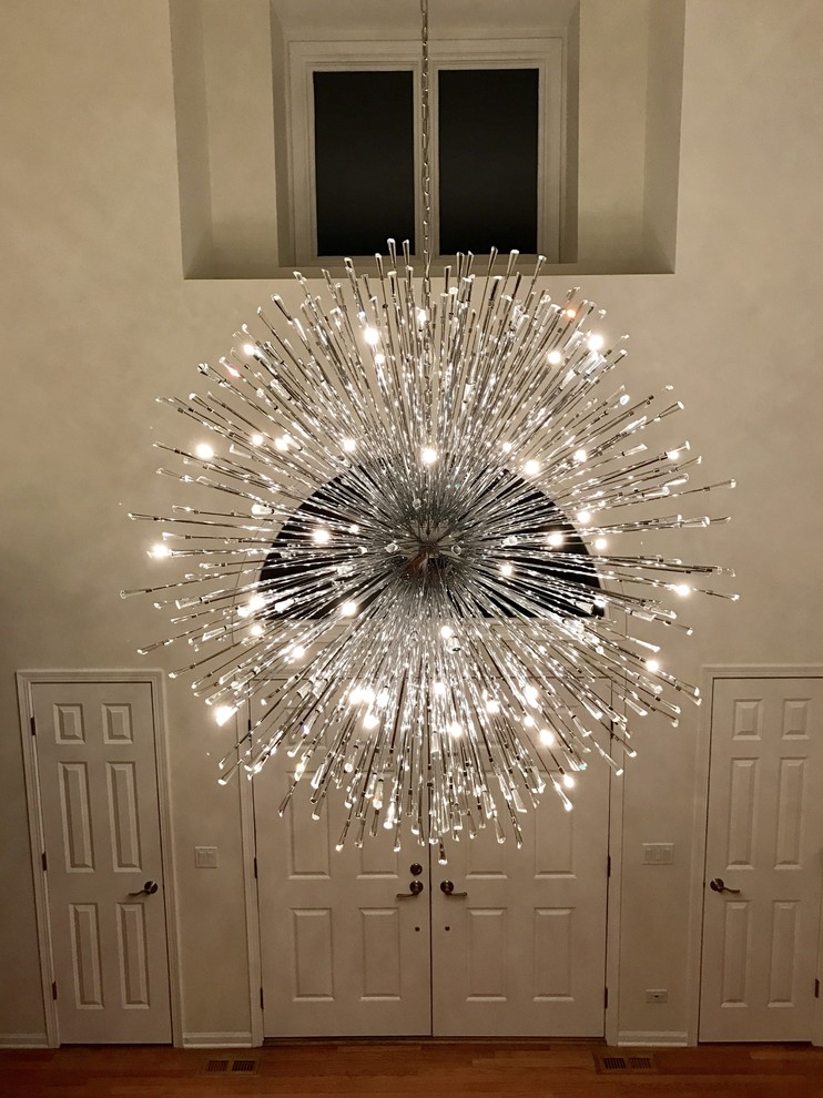 Two Story Entry Lighting Contemporary Entry Chicago by Idlewood