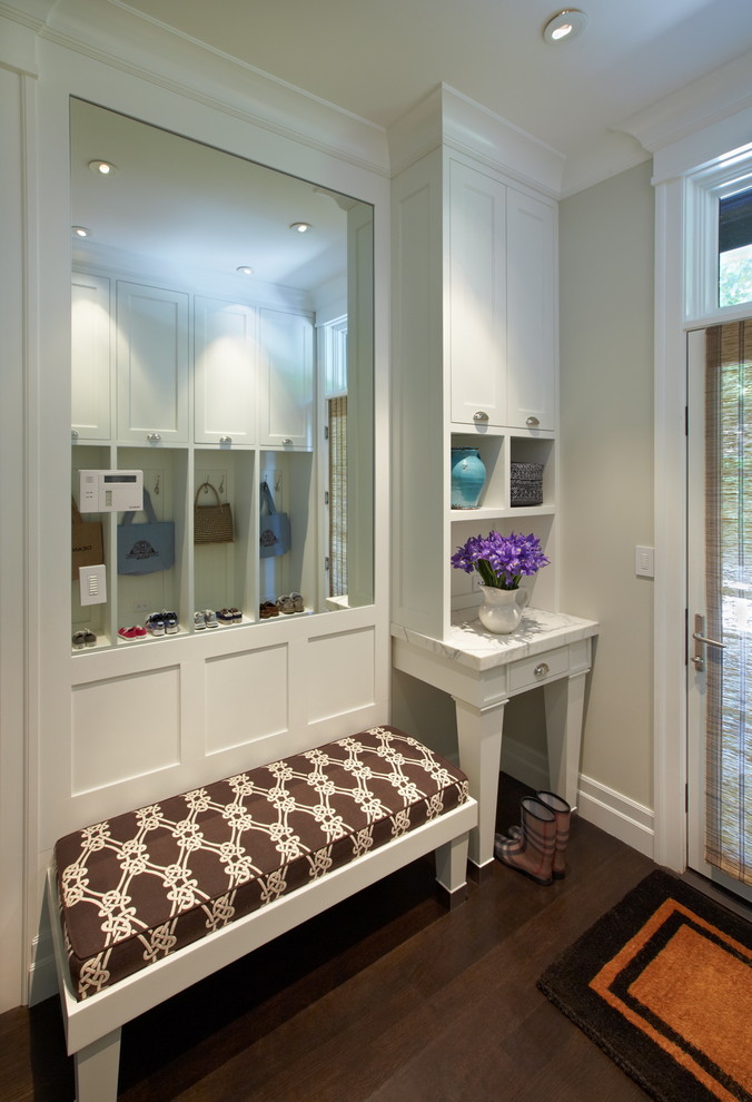 Mudroom - victorian mudroom idea in San Francisco