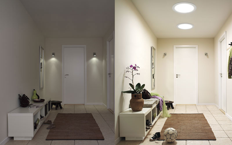 Example of a large classic entryway design in Minneapolis with beige walls and a white front door