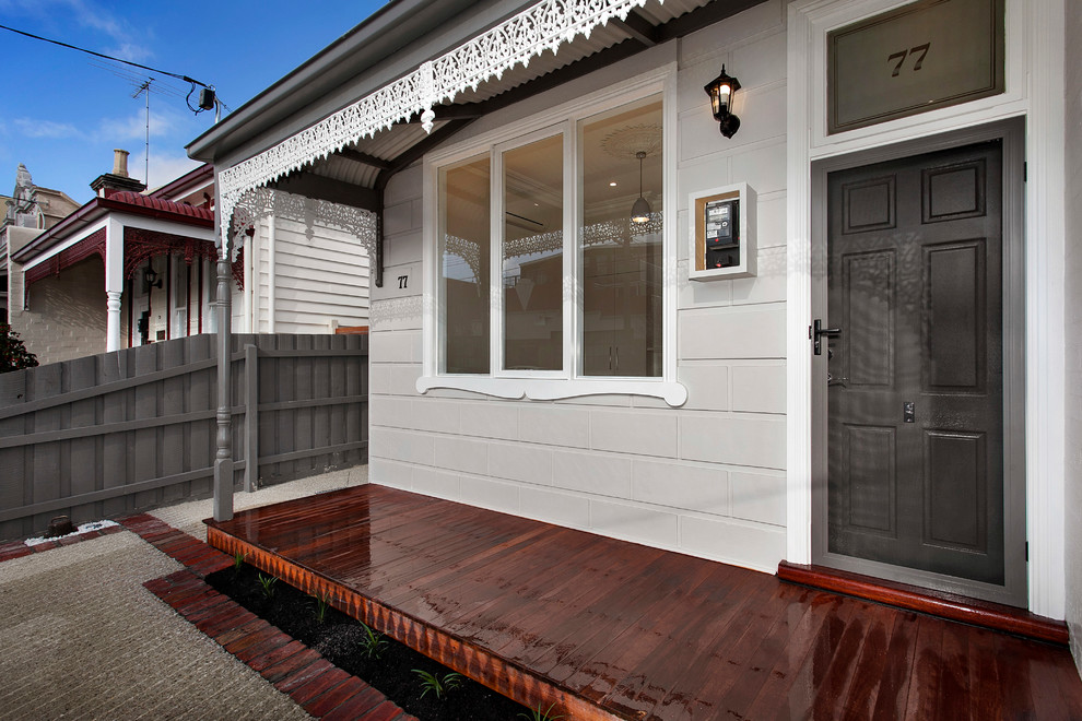 Victorian entrance in Melbourne.