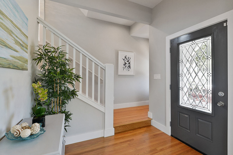 Inspiration for a victorian entryway remodel in San Francisco
