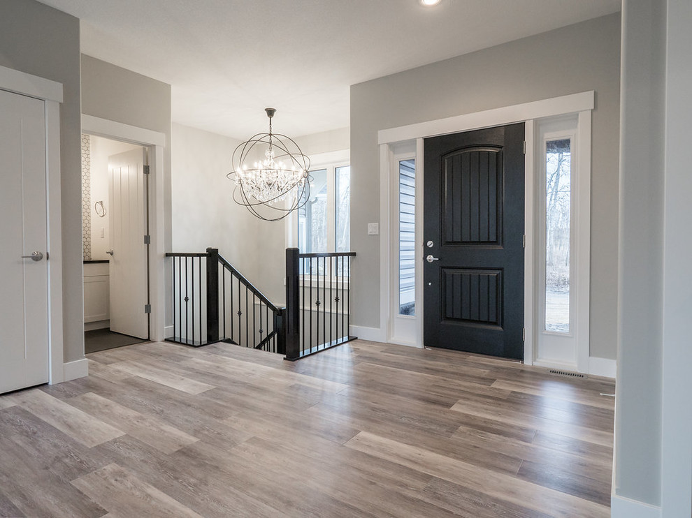 Vinyl Plank Modern Entry Edmonton by L.A. Carpet & Tile Inc