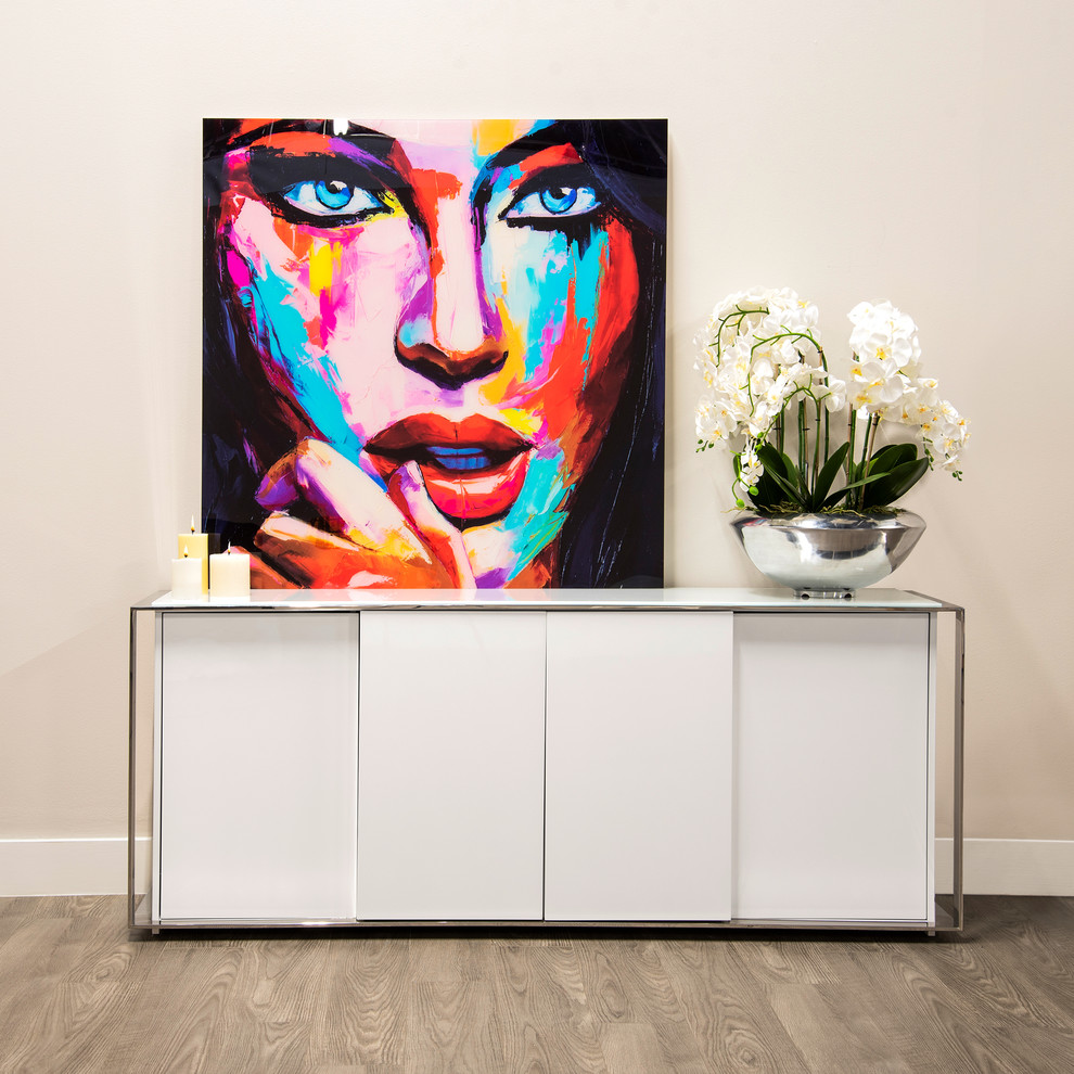 Visage Acrylic Wall Art Modern Entry Other by El Dorado