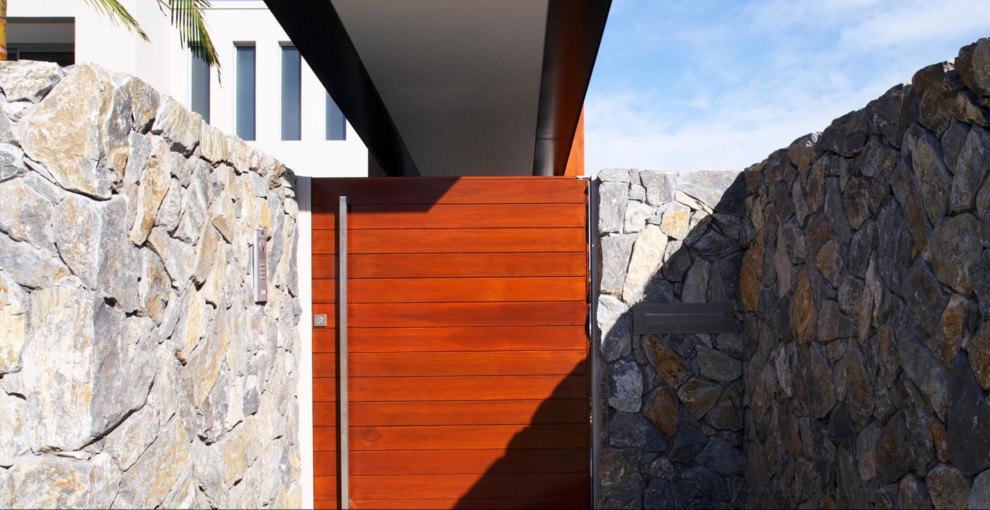 Photo of a large nautical entrance in Sydney with a pivot front door.