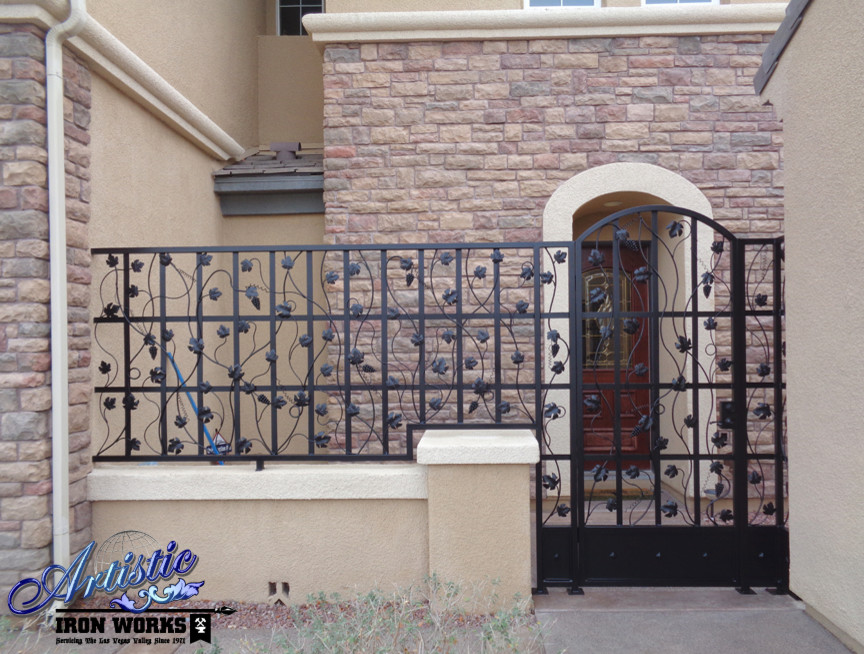 Inspiration for a timeless entryway remodel in Las Vegas