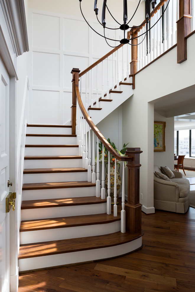 This is an example of a traditional staircase in DC Metro.