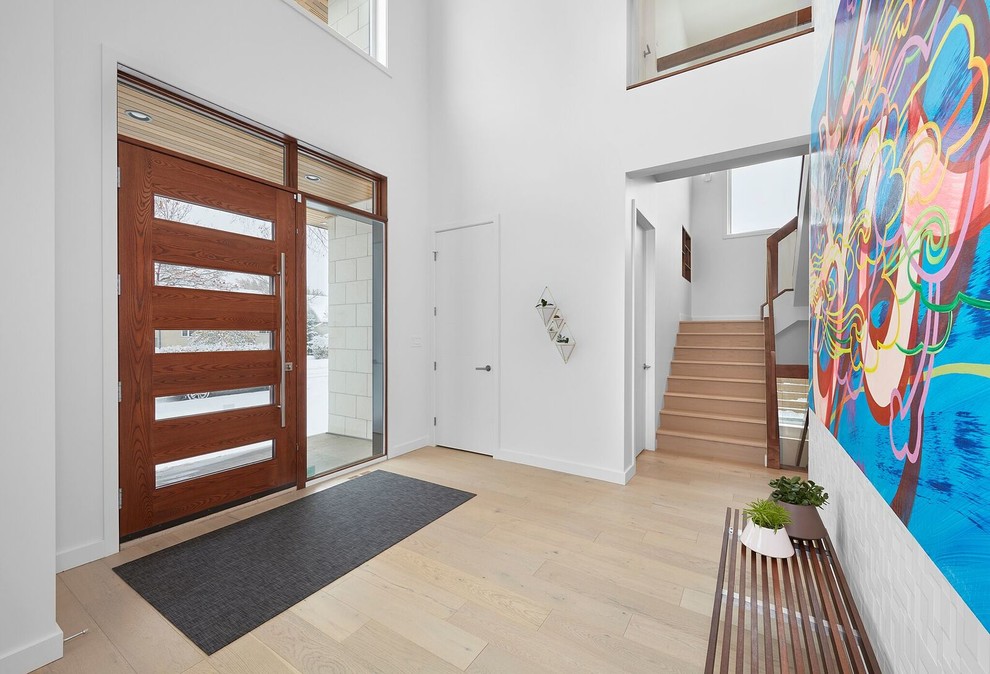 Westmount Contempory Modern Entry Calgary by Richlyn Custom Homes Houzz