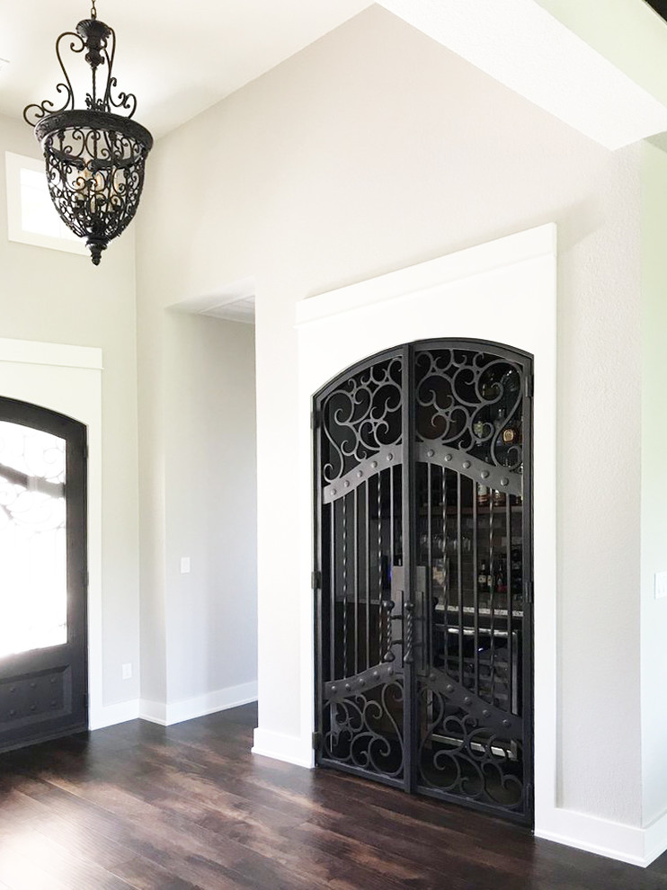 Design ideas for a classic entrance in Austin with a double front door.