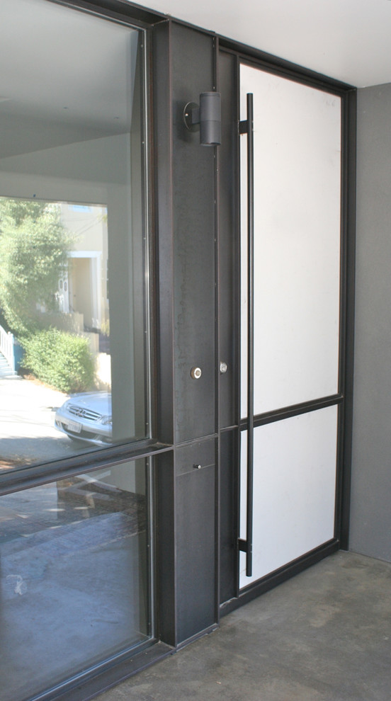 Inspiration for a modern entryway remodel in San Francisco