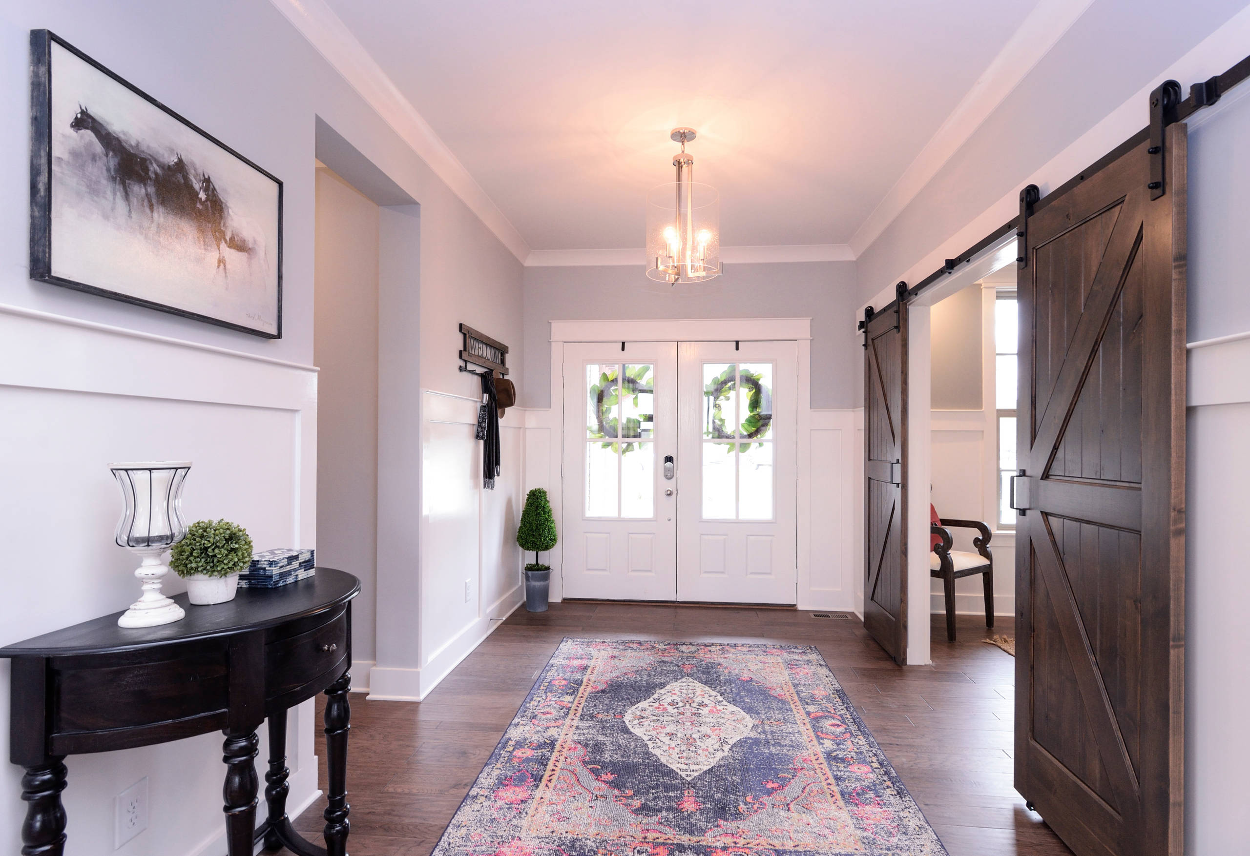 Woods at Burberry Glen - Farmhouse - Entry - St Louis - by User | Houzz