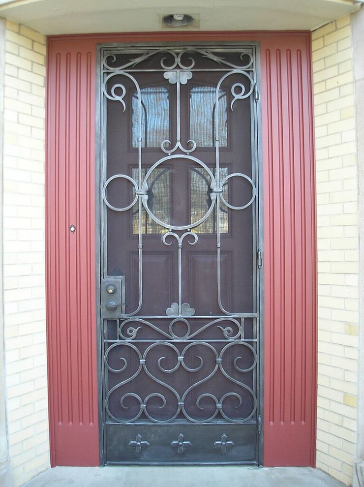 WROUGHT IRON SCREEN DOORS - Traditional - Entry - Chicago - by Mather