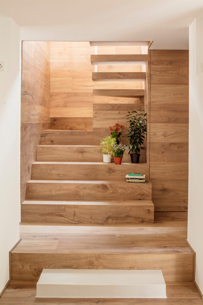 Design ideas for a scandi staircase in Barcelona.