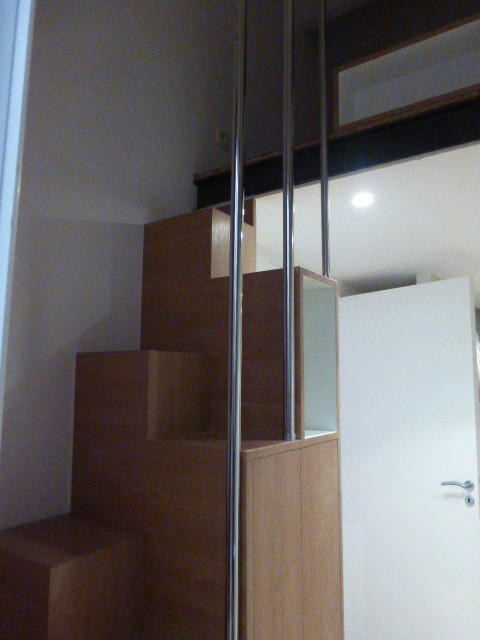 Exemple d'un escalier moderne.