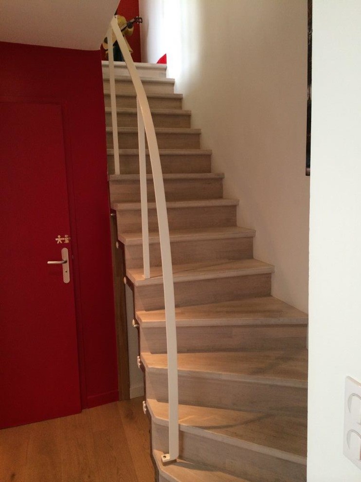 Escalier crémaillère Contemporain Escalier Nantes par IWDesign — free download