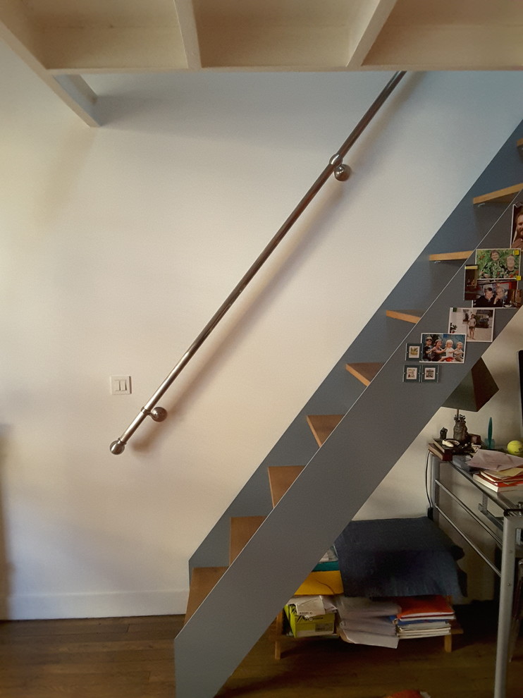 Inspiration pour un petit escalier bohème.