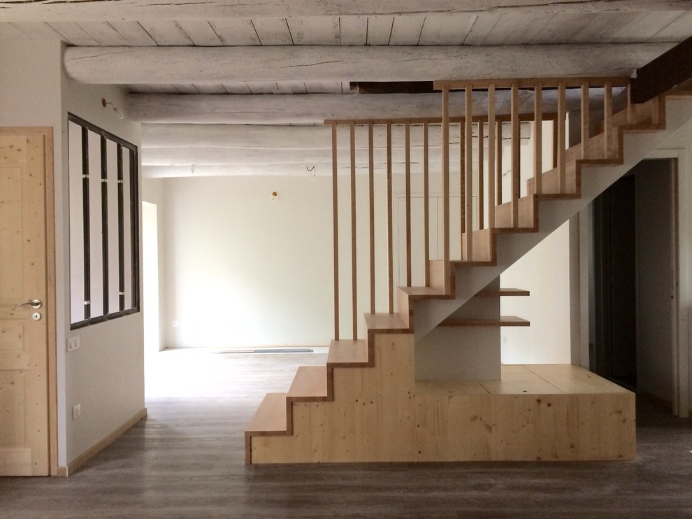 Réfection du rez de chaussée d'une maison secondaire Transitional