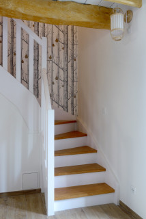 de escaleras | Diseños de escaleras de de casa de campo papel pintado - may 2023 Houzz ES