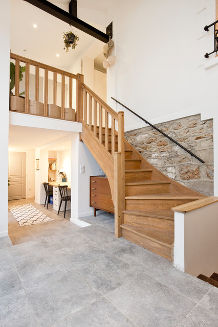 Une Maison De Famille A Viry Chatillon Scandinavian Games Room Paris By Jerome Coton Houzz Uk