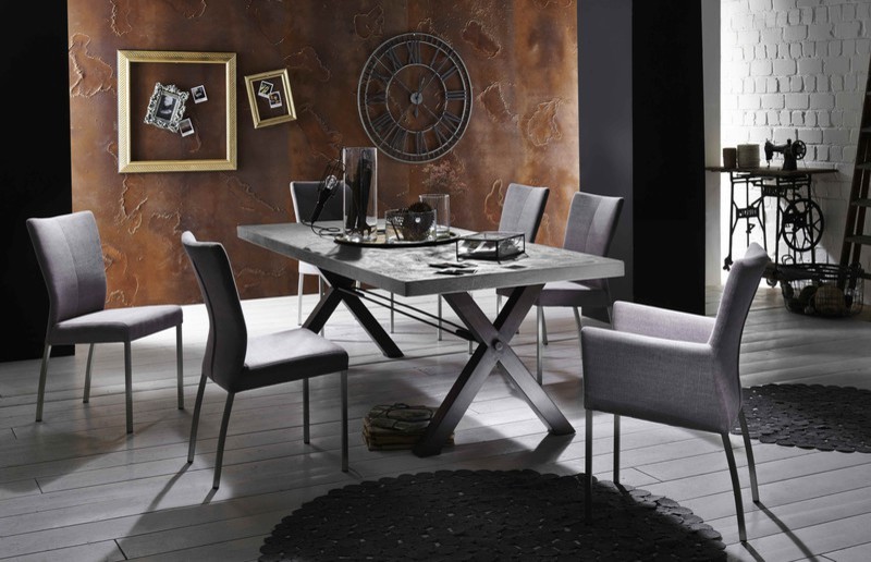 Inspiration for a medium sized contemporary dining room in Hanover with white walls.