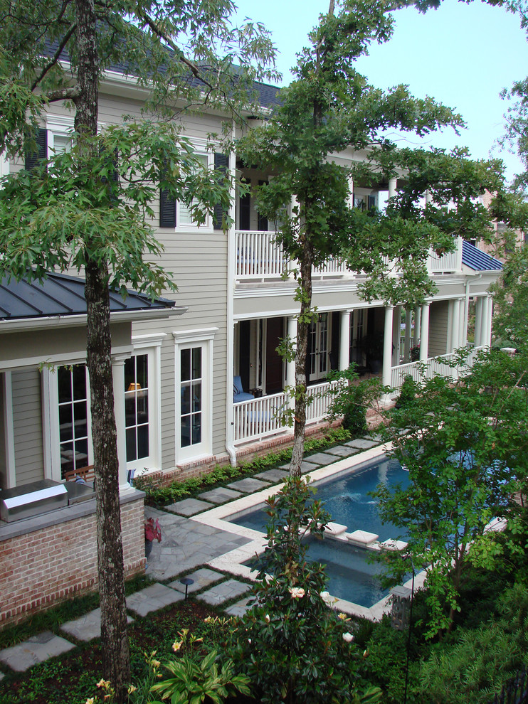 127 East Bay boulevard Traditional Exterior Houston by DvL