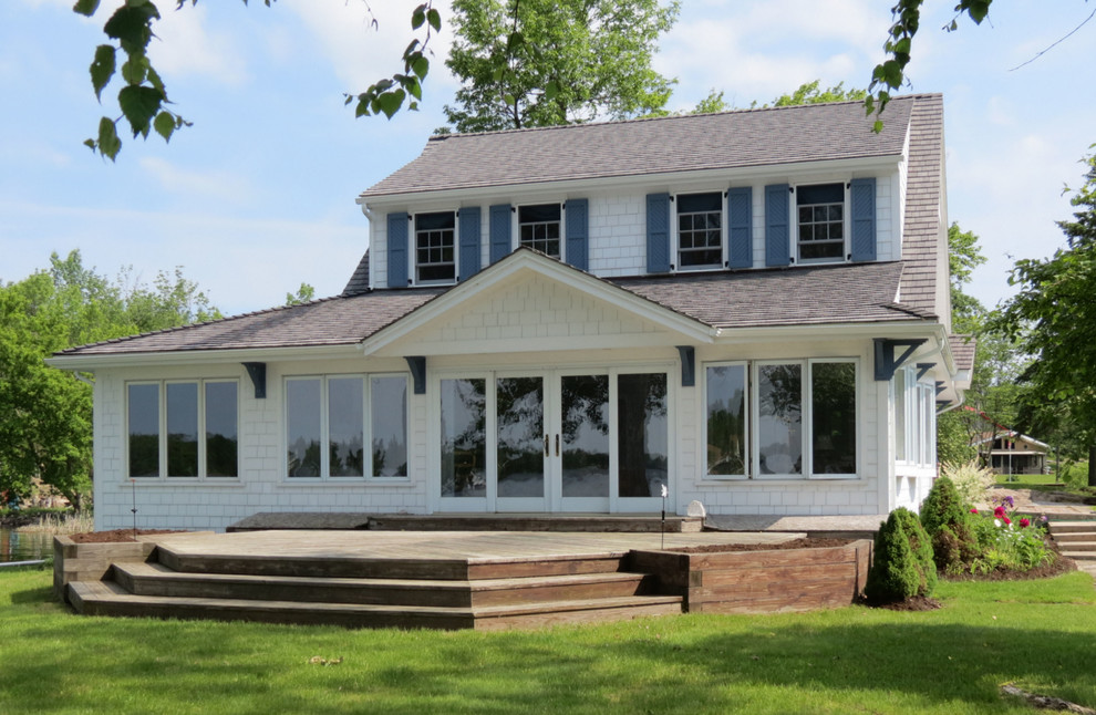 11 St. Lawrence River Island House Contemporary Exterior New