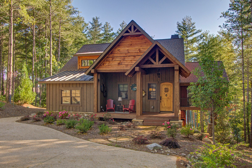 1780 Nebo NC Rustic Exterior Charlotte by Higgins