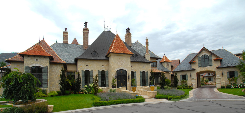 Foto della facciata di una casa mediterranea