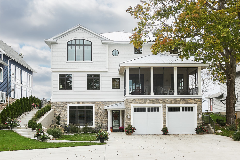 2016 Lakehouse with DeHaan & Dwellings Beach Style Exterior Grand