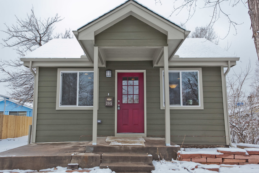 Inspiration for a craftsman exterior home remodel in Denver