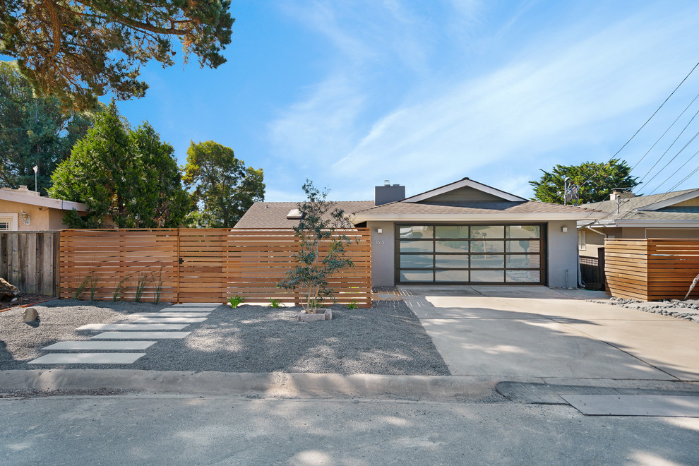 Midcentury house exterior in San Francisco.
