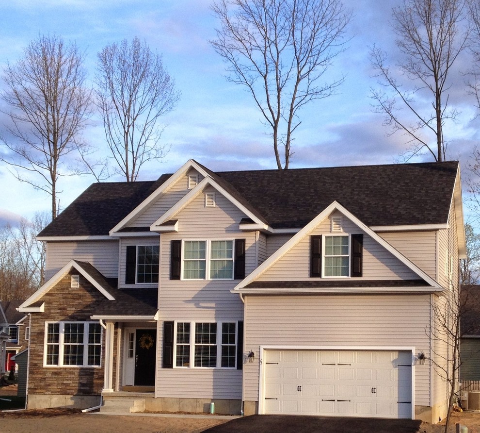 3 Gutter Job Timber Creek Preserve in Ballston Lake Traditional