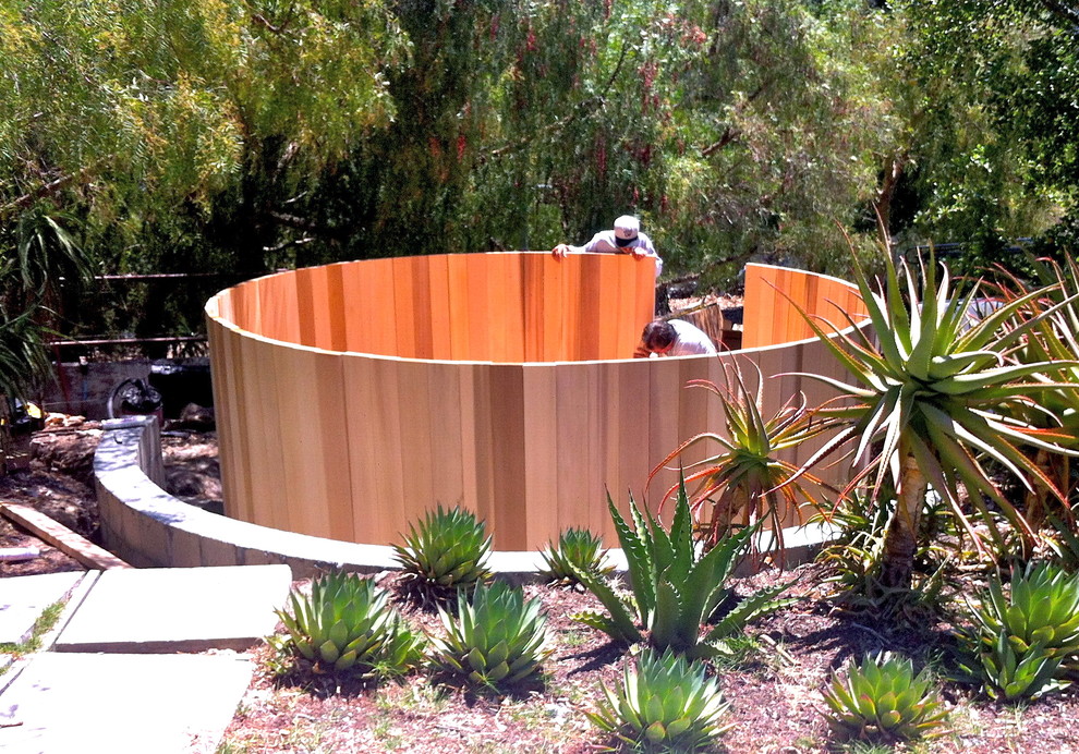 3 . Wooden Hot Tub Installations Exterior Santa Barbara by Gordon and Grant Hot Tubs and