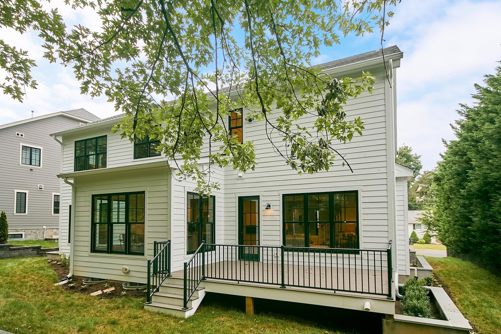 33rd St Farmhouse Exterior DC Metro by Cherry Hill Custom Homes