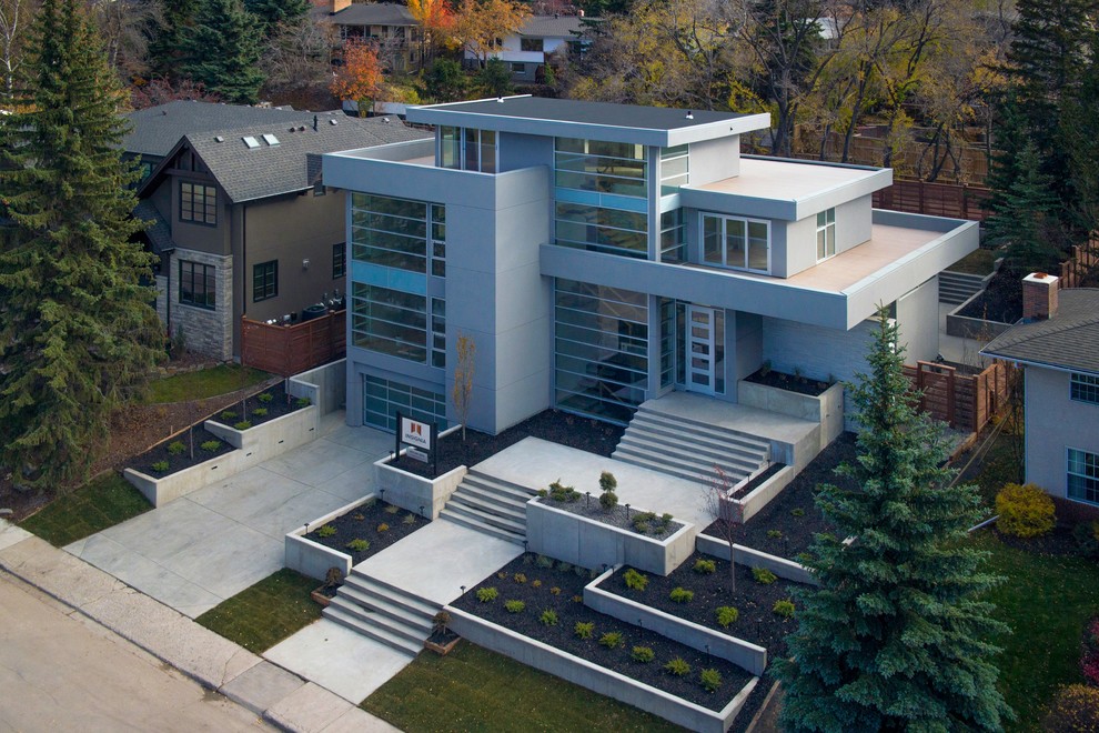Стильный дизайн: большой дом в стиле модернизм - последний тренд