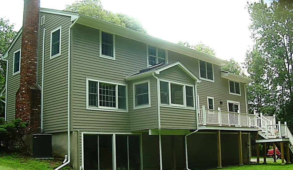 6 1/4" HardiePlank Smooth Monterray Taupe, Arctic White HardieTrim