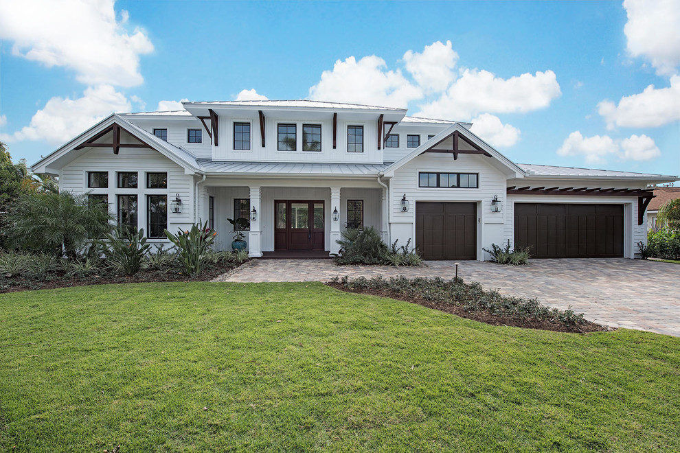 636 Wedge Dr, Naples FL Transitional Exterior Miami