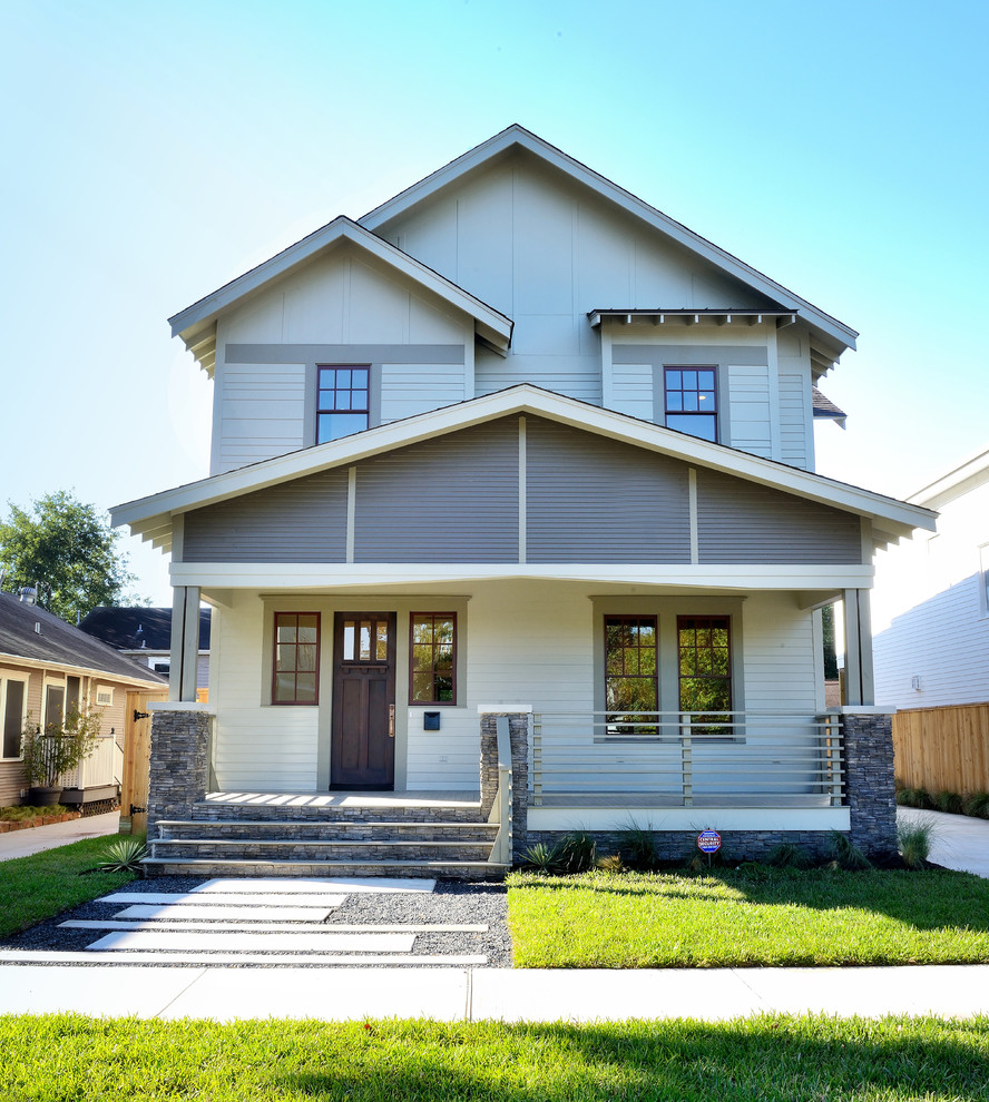 7 1/2 Street Transitional Exterior Houston by Southland Homes