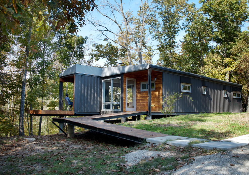 Contemporary exterior home idea in Other
