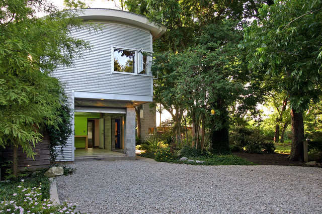 900 Square Foot House And Garden - Contemporary - House Exterior - Houston  - By M+A Architecture Studio | Houzz Uk