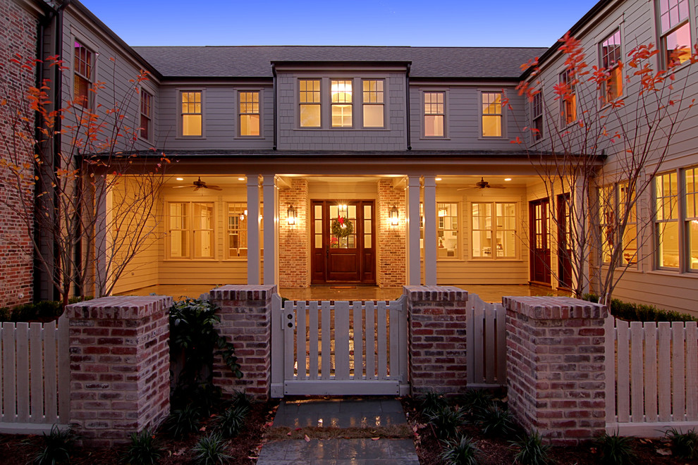 Inspiration for a classic house exterior in Houston.