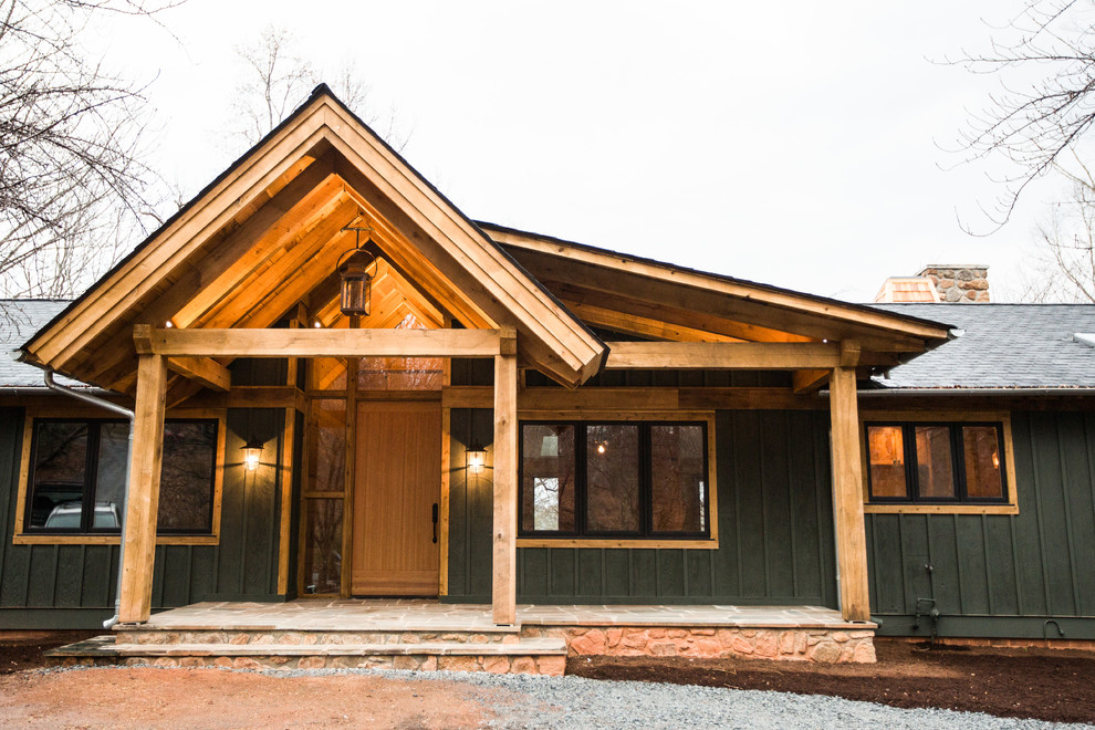 A Craftsman Major Remodel Rustic Exterior Other by Batman