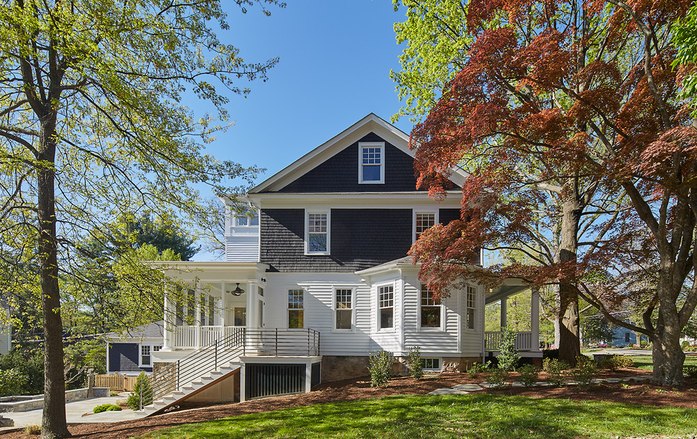 Example of a classic exterior home design in DC Metro