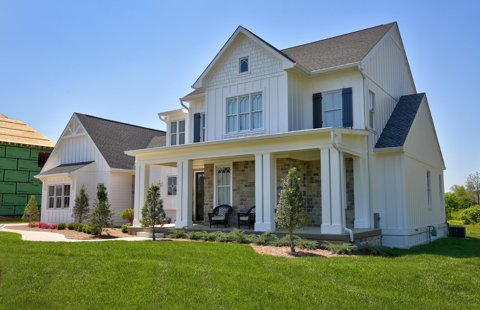 A Modern Farmhouse Poplar Woods Lot 69 Farmhouse Exterior