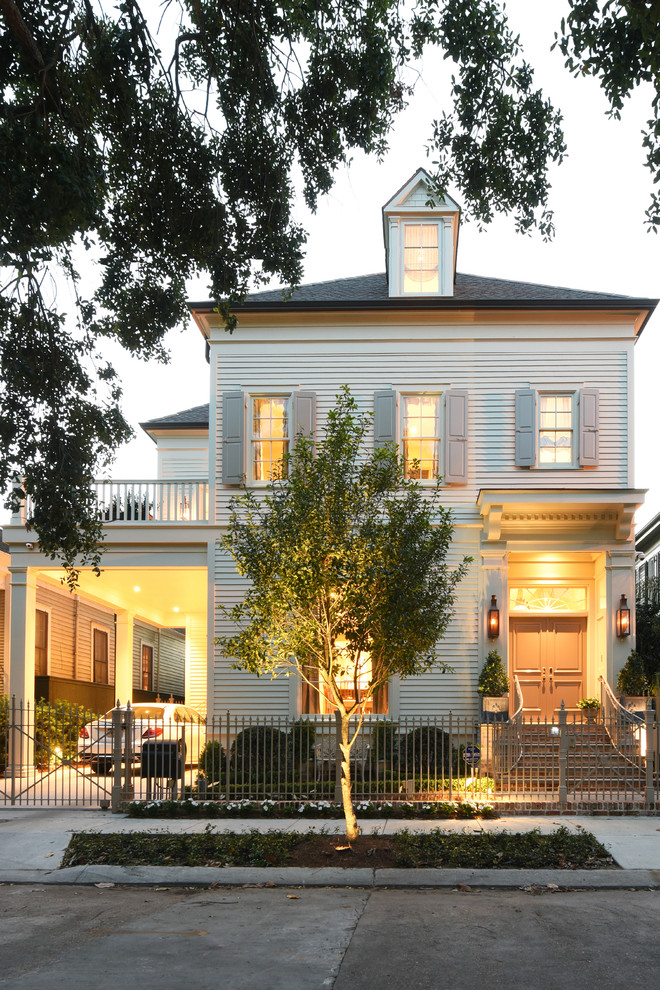A New Home Uptown Traditional Exterior New Orleans by Brian Gille Architects, Ltd. Houzz