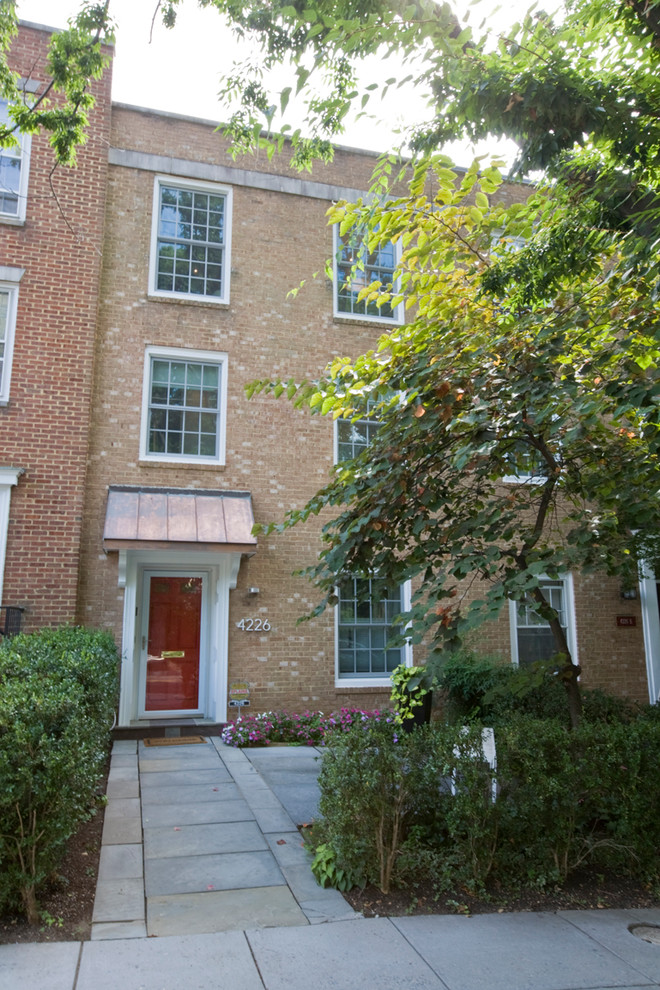 A Tenleytown Rowhouse Traditional Exterior DC Metro by FORMA