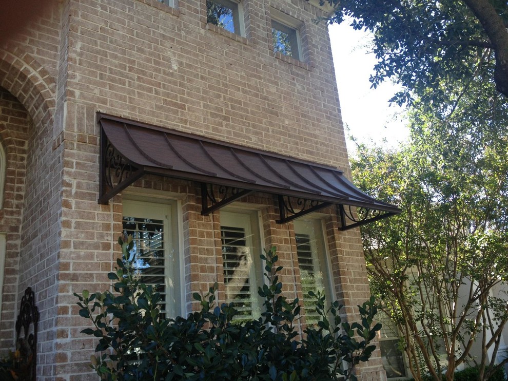 Adding Curb Appeal with Shutters & an Awning - Modern - Exterior