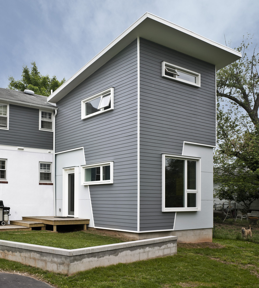 Idéer för ett modernt grått hus