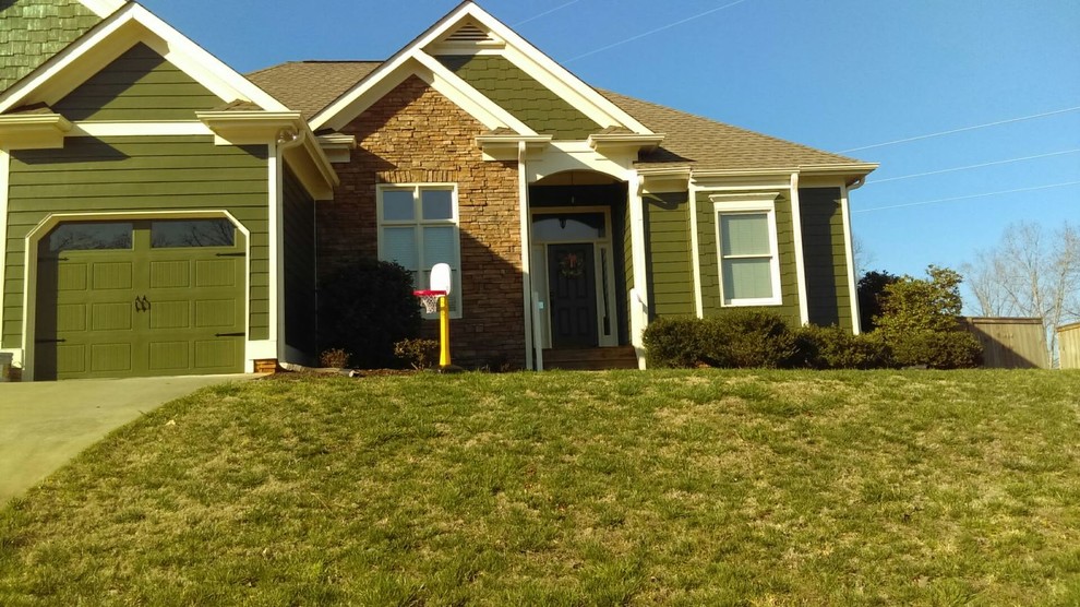 After Painting Front Traditional Exterior Atlanta