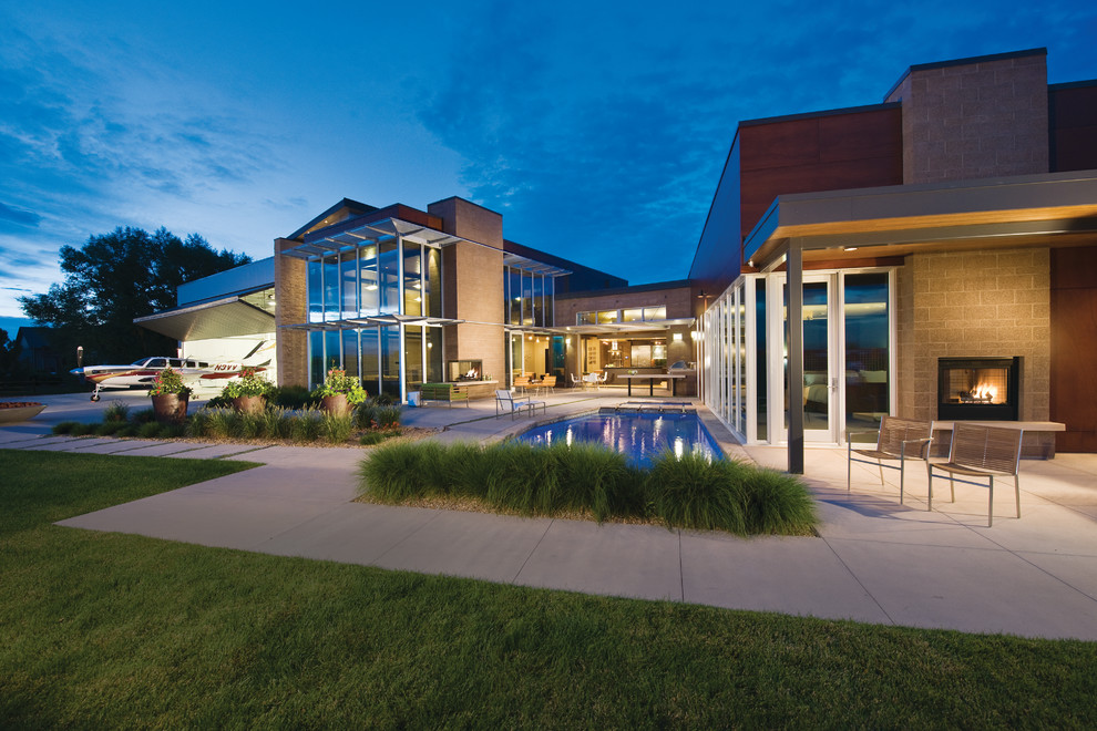 Airport House Denver Contemporary Residence Contemporary Exterior Denver By Architectural Workshop Houzz
