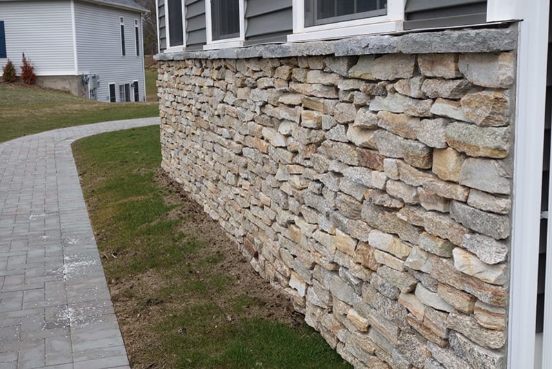 Alexandria Natural Thin Stone Exterior Wall Traditional Exterior